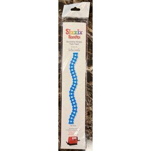 Sizzix Sizzlits decorative Strips Train Track die cut by Heather Lancaster 38-97